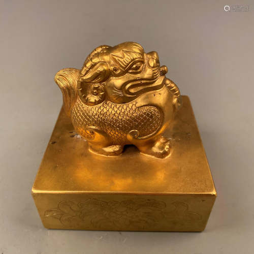 Chinese Bronze Seal