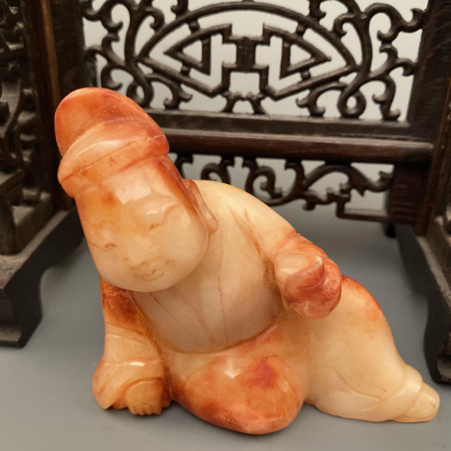 Chinese White Jade Carving