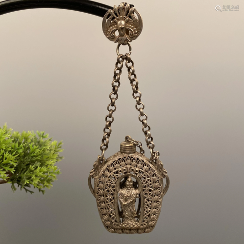 Chinese Ancient Silver Waist Pendant