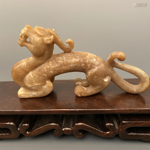 Chinese Archaic Jade Beast