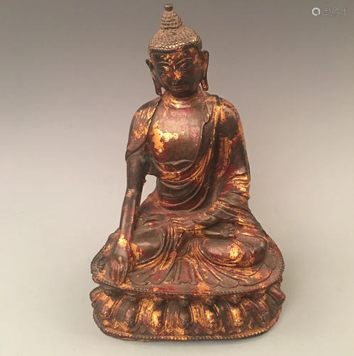 Chinese Bronze Buddha Statue