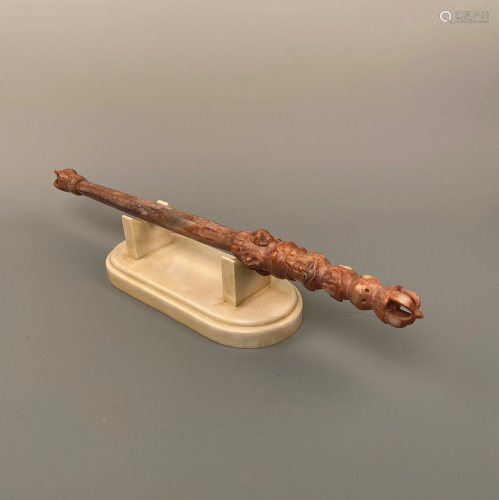 Chinese Archaic Jade Carving Stick