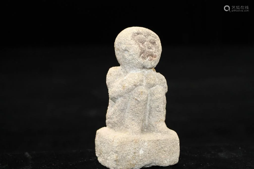 Stone Carved Monkey Statue