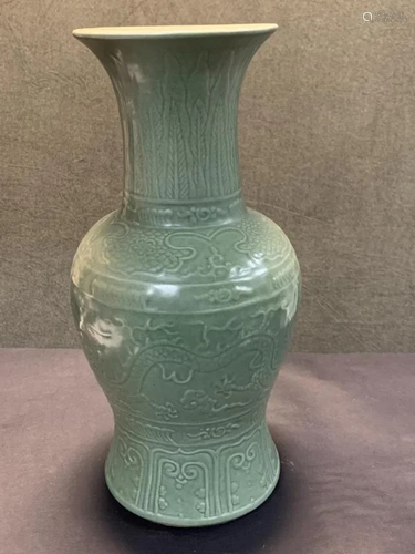 celadon vase