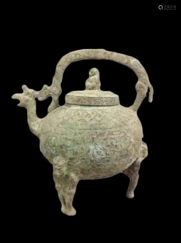 The Middle of Han Dynasty Bronze Pot