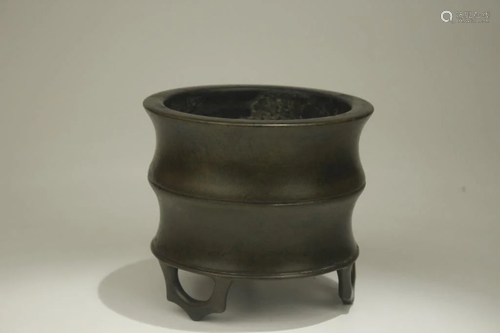 Ming Xuande Bronze Incense Burner