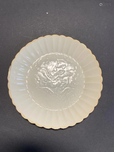 Dehua White Porcelain Plate