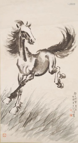 Chinese Watercolor Painting - Xu Beihong