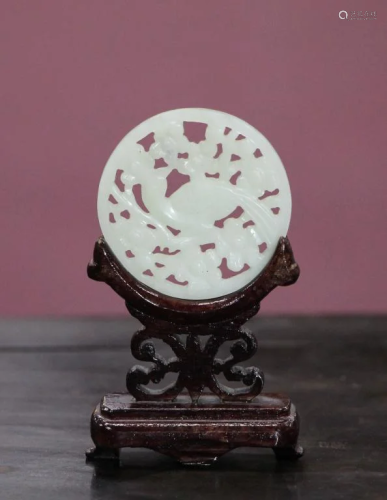 Qing White Jade Carving