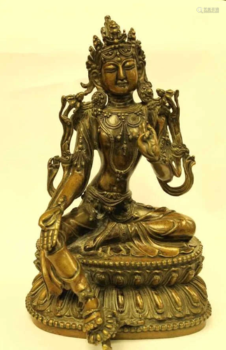 Chinese Bronze Buddha