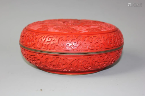 Carved Lacquer Box