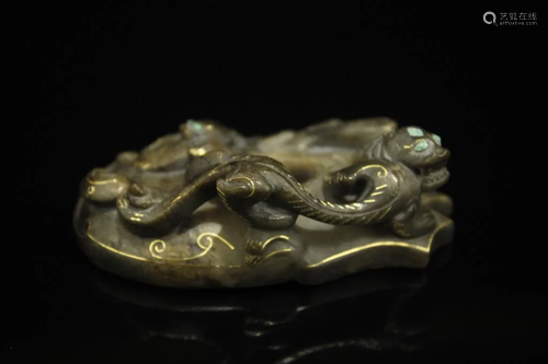 Old Jade Carving Pendant