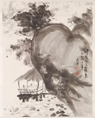 Chinese Watercolor Painting - Fu Baoshi