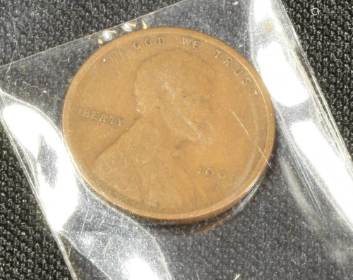 Key Date 1909-S VDB & 1909-S Lincoln Penny