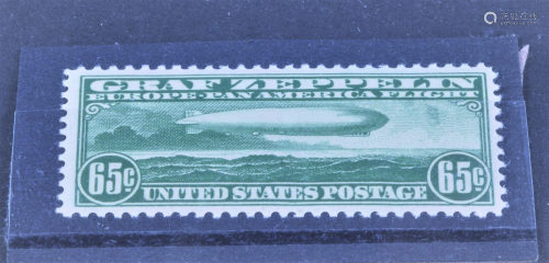 1930 65 Cent Graf Zeppelin (Scott C13) Stamp