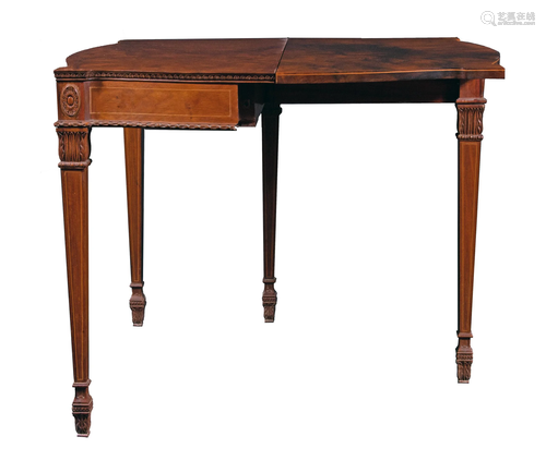 Gate Leg Mahogany Entry Table