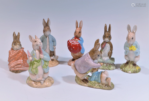 (7) Beswick, Coalport & Royal Albert Peter Rabbits