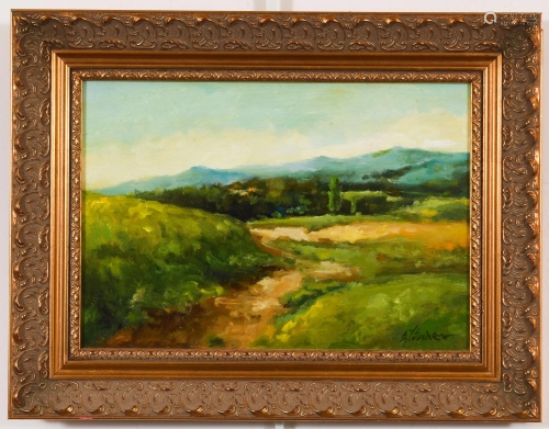 SJ Suder Oil on Canvas Landscape