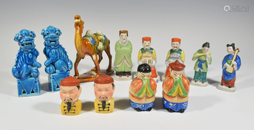 (12) Figural Salt & Peppers, Incense Figures, Etc.