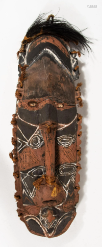 Papua New Guinea Carved and Polychrome Wood…