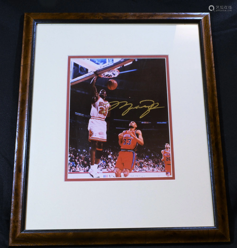 Michael Jordan Signed Photograph with Cert.