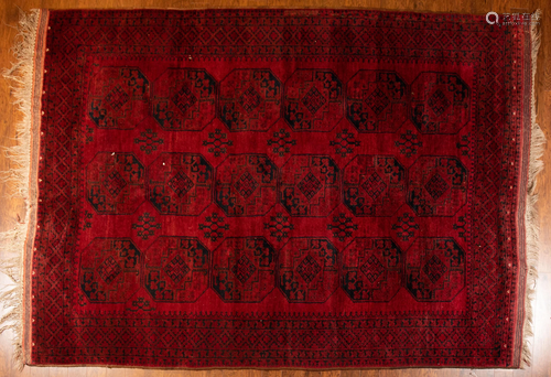 Vintage Kazak Rug, Early 20th Century