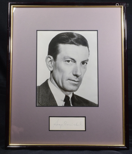 Photo and Autograph of Hoagy Carmichael