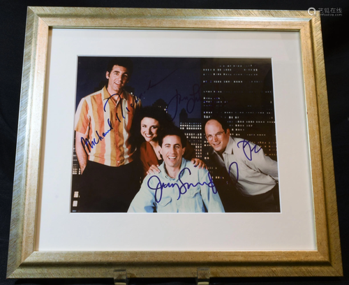 Seinfeld Cast Signed Photo with Cert.