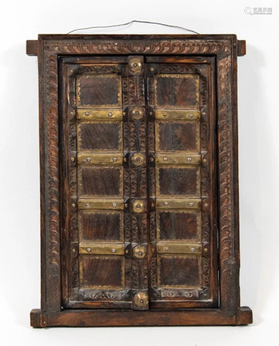 Southeast Asian Wood and Gilt Doors or Shutters