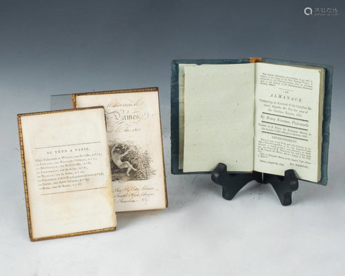 (4) Antiquarian Books, 19th Century Almanacs