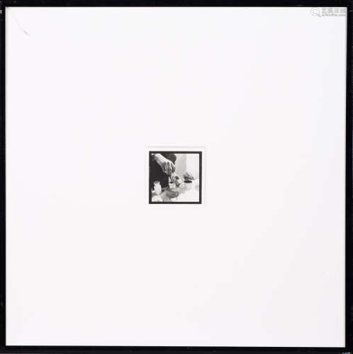 Schwarzkogler Rudolf: contact print '1. aktion 1965-1970' (*) (6x6cm)