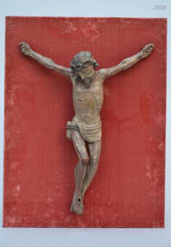 Wooden polychrome statue 'Christ' (38cm)