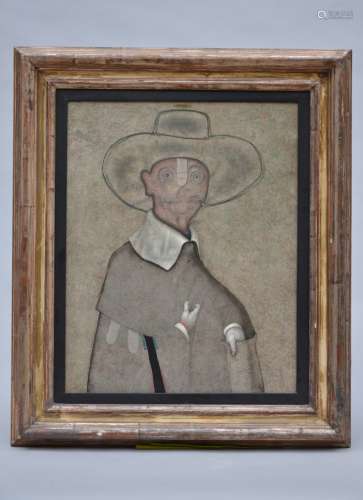 Armodio: painting (o/p) 'portrait of a man' (40x50cm)