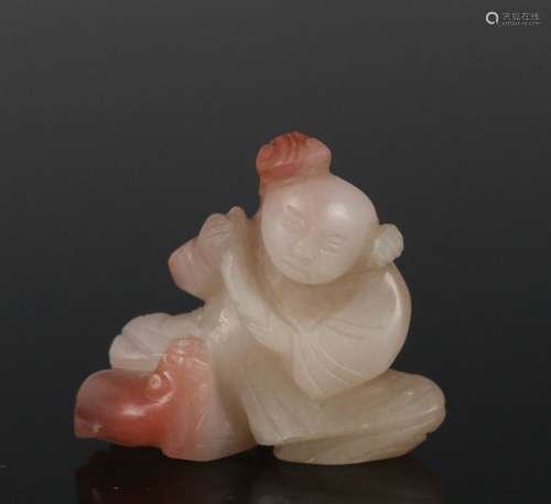 A CHINESE CARNELIAN AGATE CARVING 18TH/19TH C