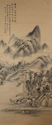 XI JINHUA (REPUBLICAN) LANSCAPES INK ON PAPER