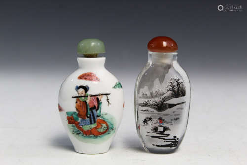 Two Chinese Snuff Bottles