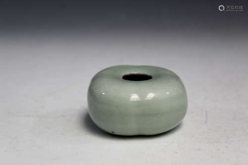 Korean Celadon Persimmon-shape Porcelain Water Coupe.