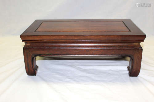 Chinese hardwood Kang table.