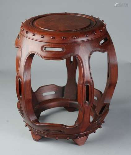 Chinese rosewood stool.