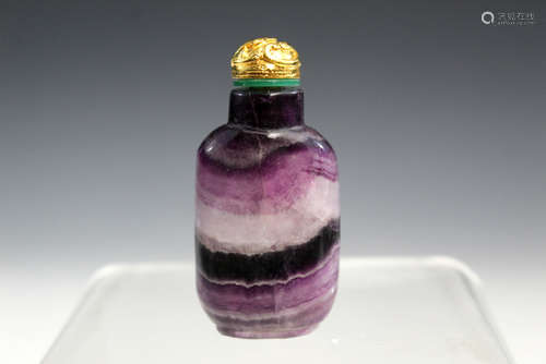 Chinese Amethyst Snuff Bottle