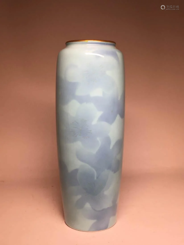 Japanese Fukugawa Porcelain Vase - Flower