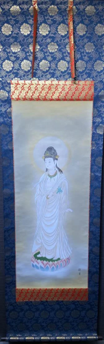 Japanese Scroll Painting - Kuanyin
