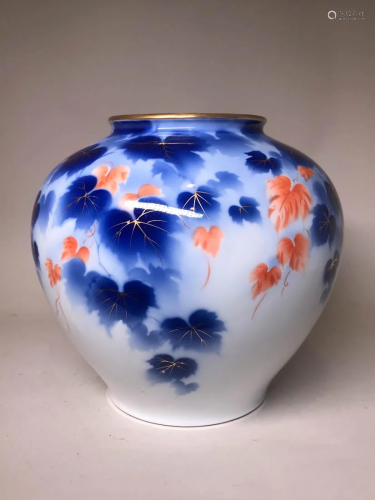 Japanese Fukugawa Porcelain Vase