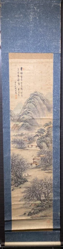 Japanese Scroll Painting - Landscape