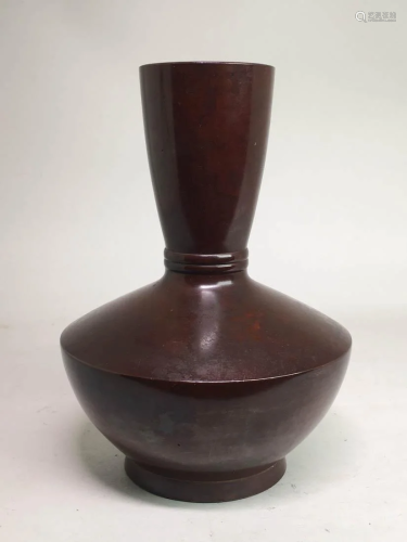 Japanese Bronze Vase - Art Deco