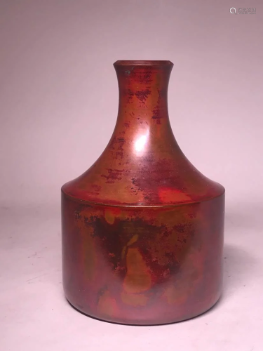 Japanese Modern Design Bronze Vase