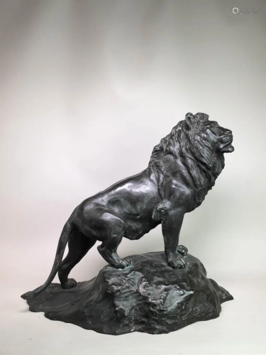 Japanese Bronze Lion