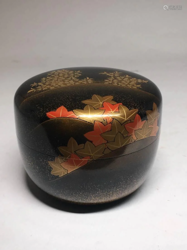 Japanese Lacquer Tea Caddy