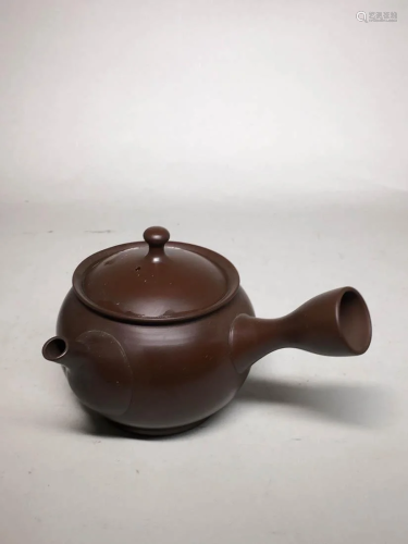 Japanese Brown Clay Teapot