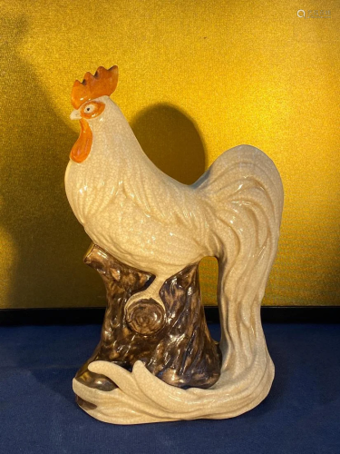Japanese Porcelain Model of a Rooster